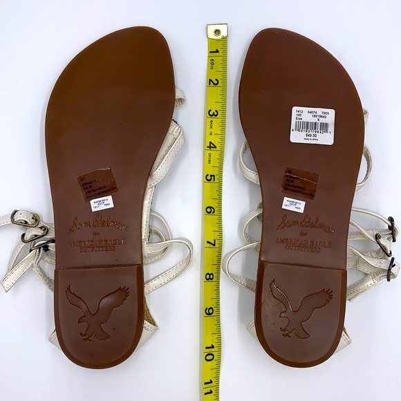 Sam Edelman for American Eagle Beaded Gladiator Sandals Size 8 - Picture 11 of 14